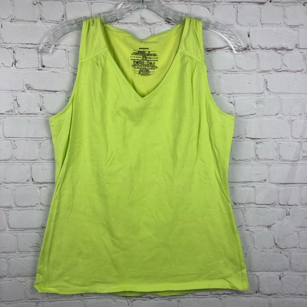 Patagonia Lime Tank Top Women's Sz Medium